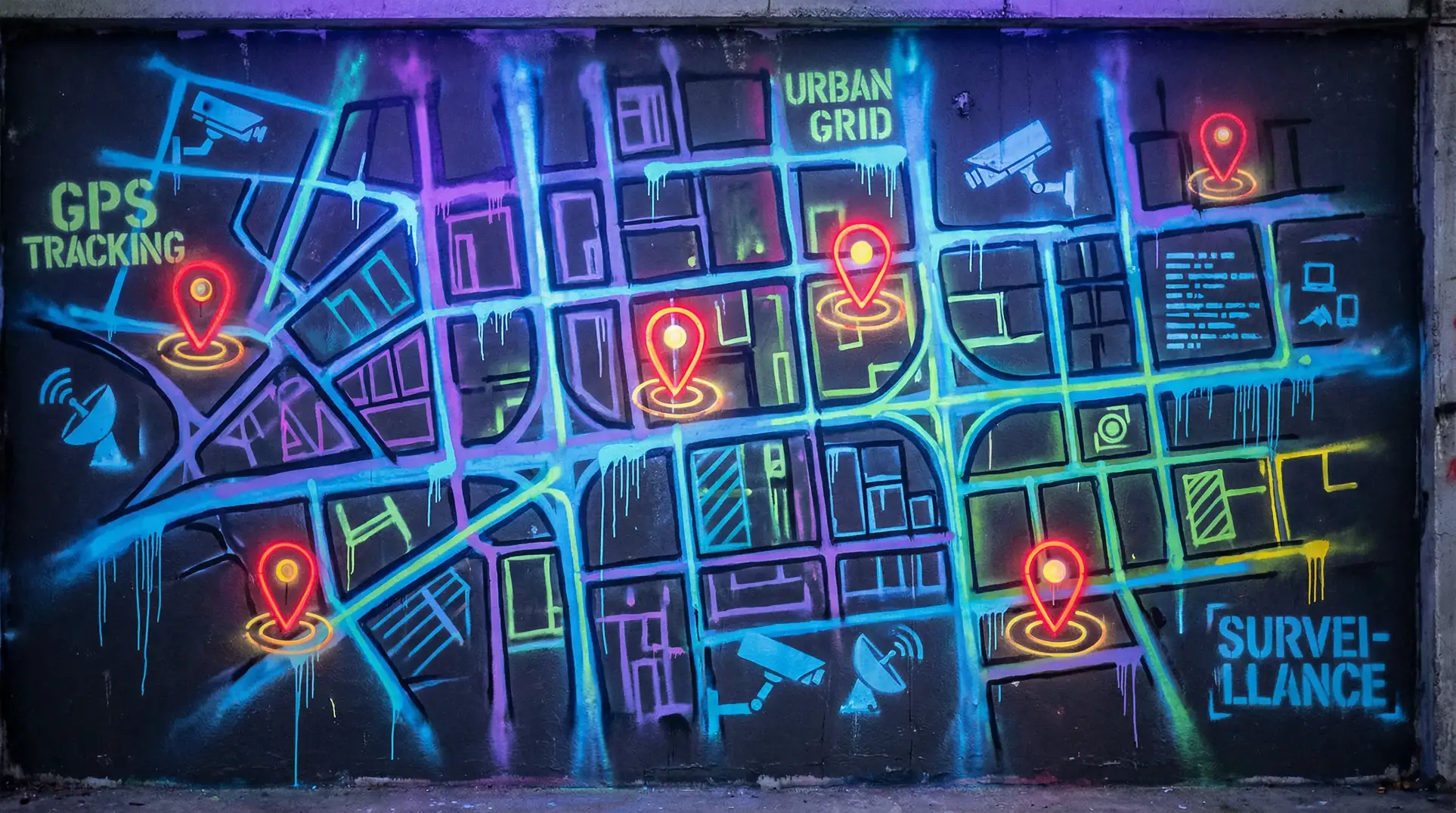 妈妈的朋友6的线观高清1 狗仔追踪地图 - 城市涂鸦风格